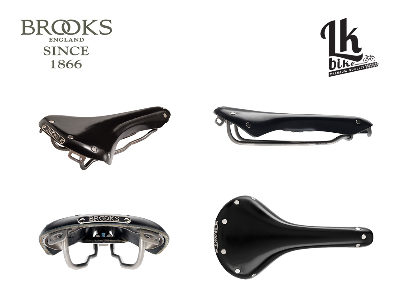 B15 SWALLOW TITANIUM อาน ฺBrooks England ที่เบาที่สุดในประเภท อาน